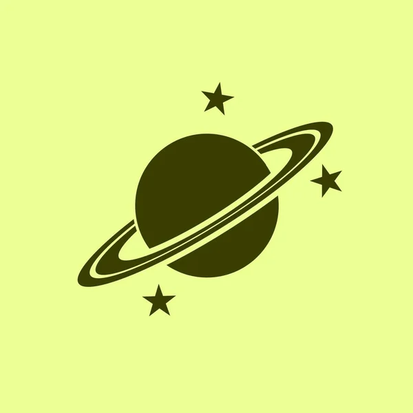 Planet Vector Icon Illustration — Stock Vector
