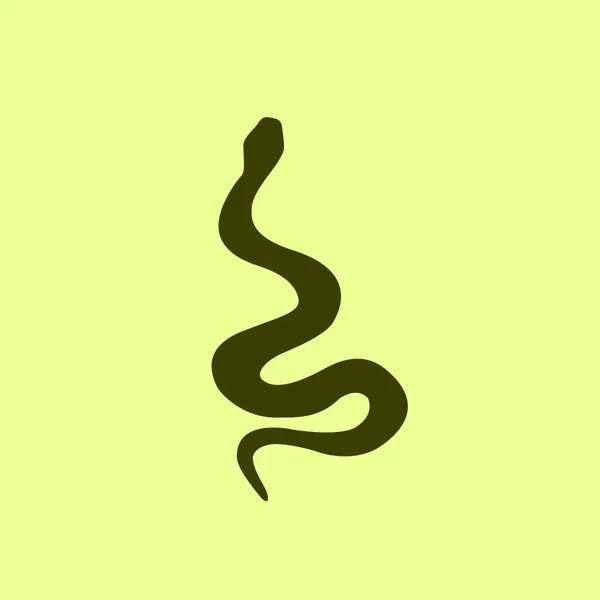 Serpiente Vector Icono Ilustración — Archivo Imágenes Vectoriales