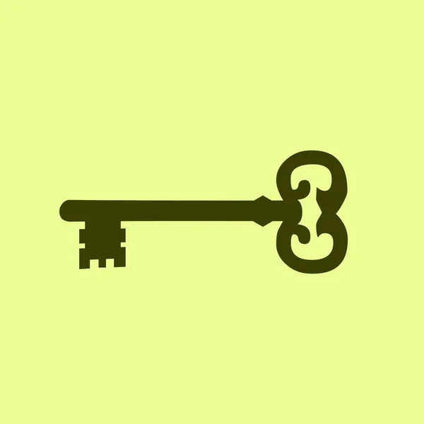 Illustration Des Schlüsselvektorsymbols — Stockvektor