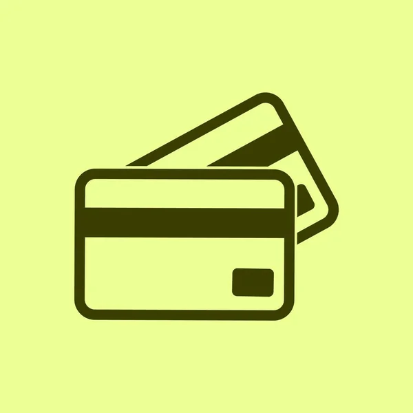 Carte di credito in possesso — Vettoriale Stock