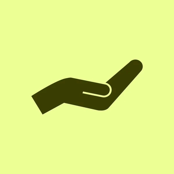 Hand Vector Icon Background — Stock Vector