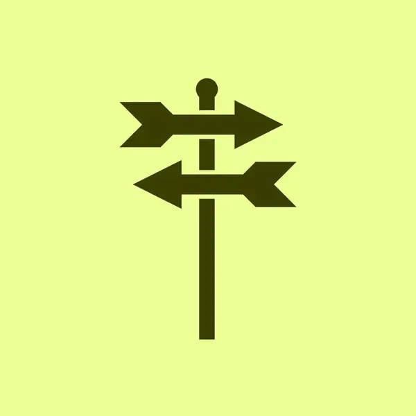 Signpost Ikon Illustration Vektor — Stock vektor