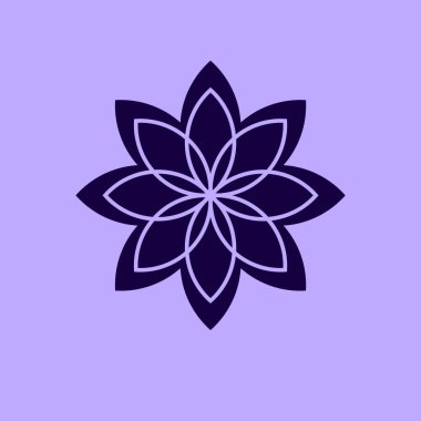 çiçek vektör simge arka plan üzerinde