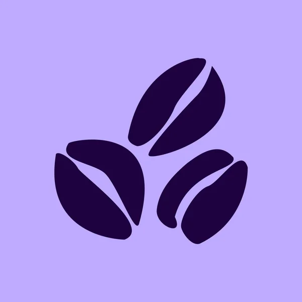 Café grains icône — Image vectorielle