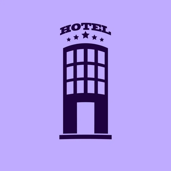 Hotel ikon illustration — Stock vektor