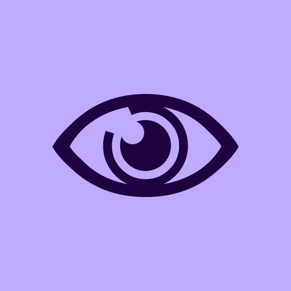 Vector Oog Pictogram Symbool — Stockvector