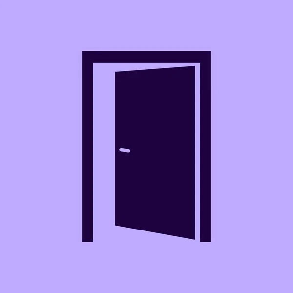 Ikone Der Offenen Tür — Stockvektor