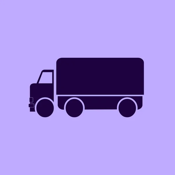 Иконка иллюстрации грузовика — стоковый вектор
