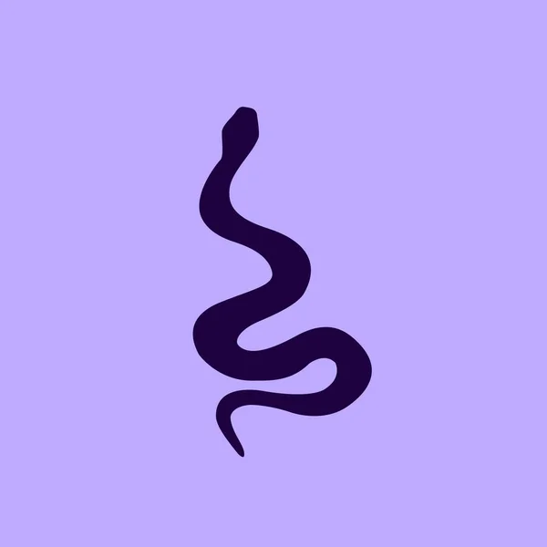 Ilustração Ícone Vetor Serpente —  Vetores de Stock