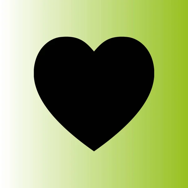 Icône Coeur Signe Amour — Image vectorielle