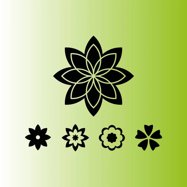 Flower Vector Icon Illustration — Stock Vector