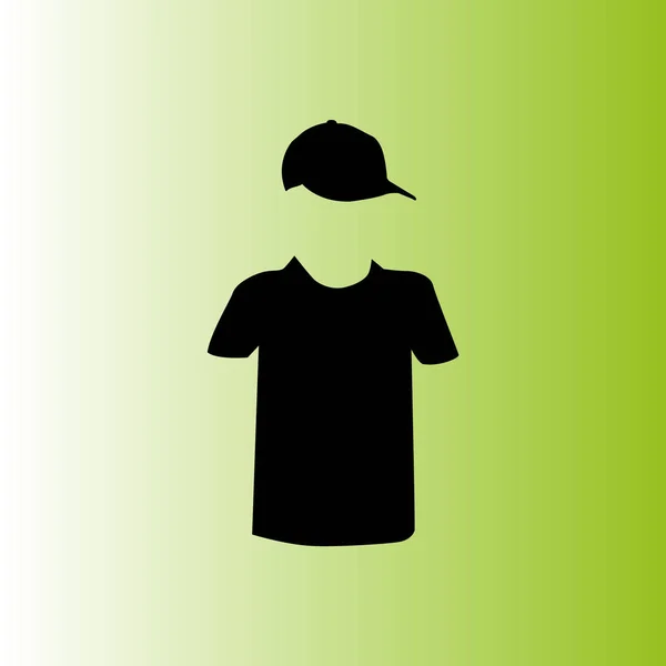 Ilustração Ícone Vetor Camiseta — Vetor de Stock