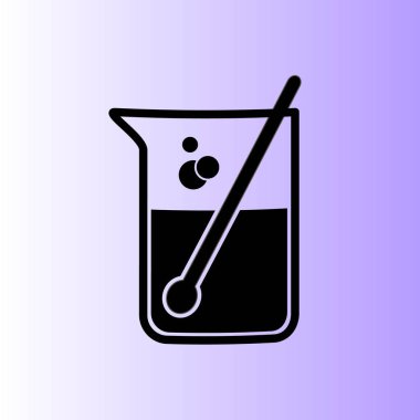 test tüp vektör simgesi