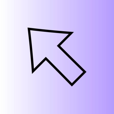 Vektör çizim basit imleç 