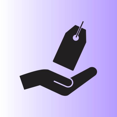 Fiyat kutsal kişilerin resmi, vektör simgesi