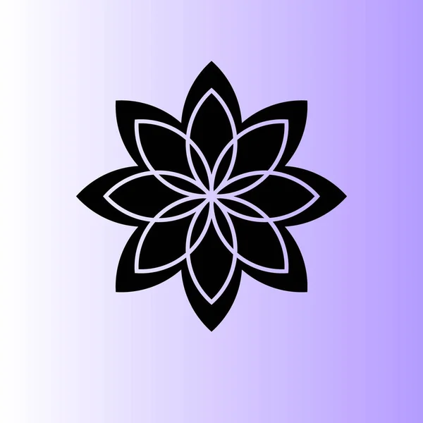 flower vector simple icon