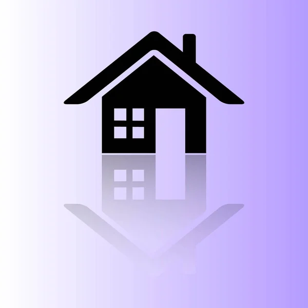 Home Vector Simple Icon — Stock Vector