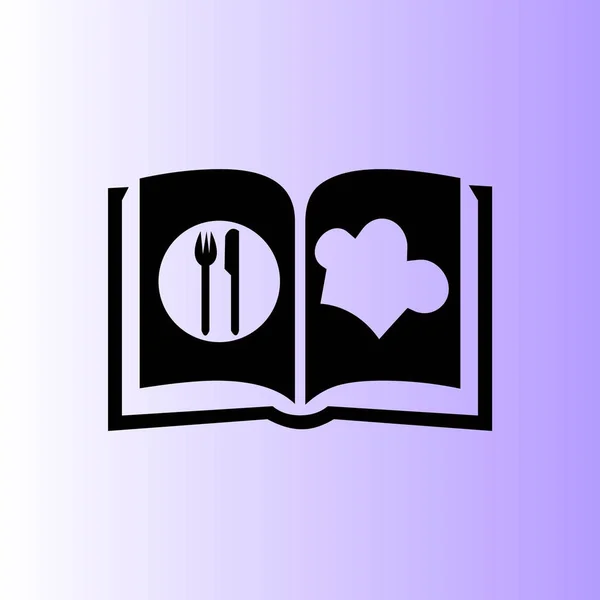 Libro Cucina Semplice Vettore — Vettoriale Stock