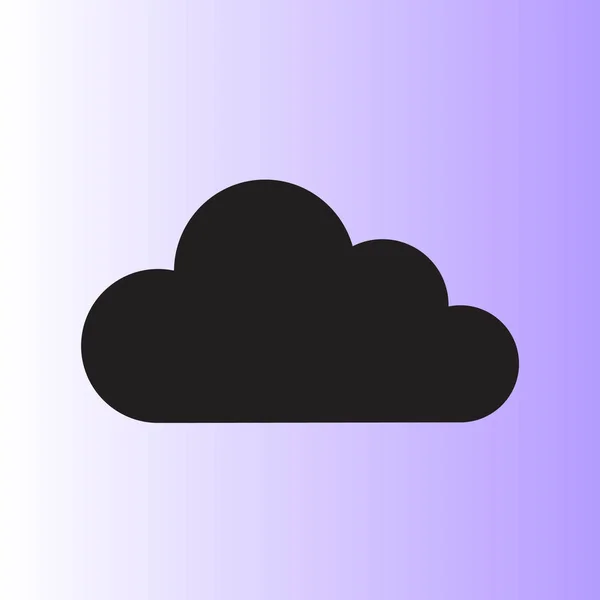 Cloud Vector Icon Illustration — Stock Vector