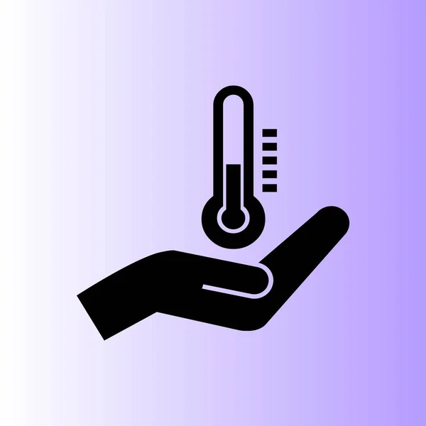 Vectorillustratie Pictogram Thermometer — Stockvector