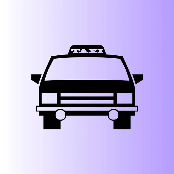 Векторный Значок Такси — стоковый вектор