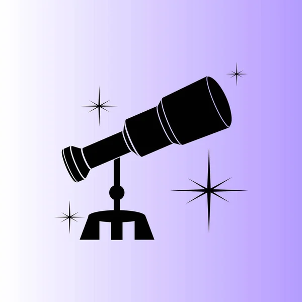 Telescope Icon Vector Illustration — Stock Vector