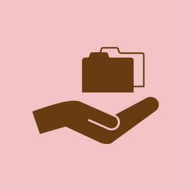 Klasör simgesi basit vektör