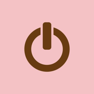 Açma/kapama anahtarı simgesini, güç işareti illüstrasyon vektör