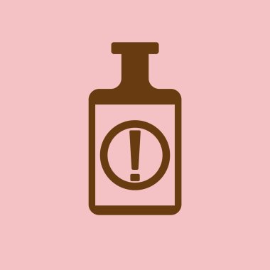 İzole kimyasal test şişe