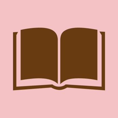 ders kitabı vektör basit simgesi