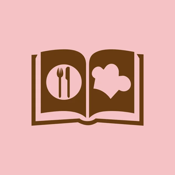 Livre Cuisine Simple Vecteur — Image vectorielle