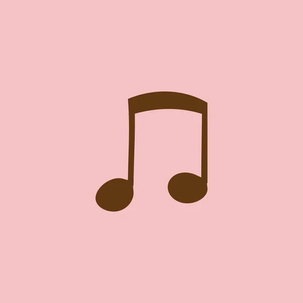 Icône Note Musicale Dessin Vectoriel — Image vectorielle