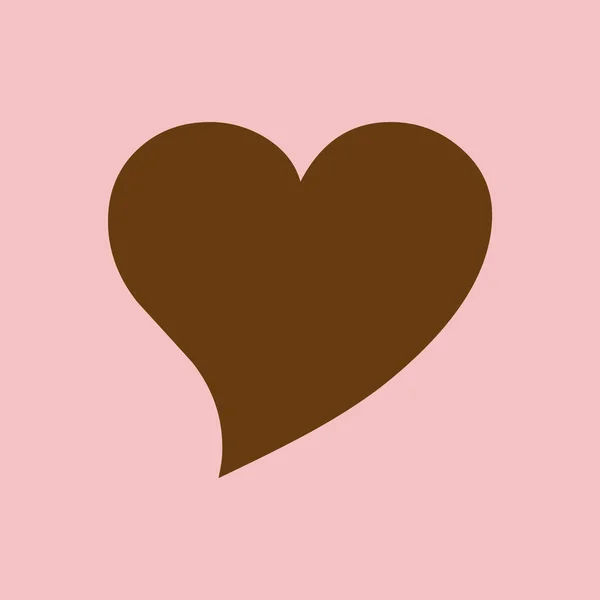 Serce Ikona Znak Miłości — Wektor stockowy