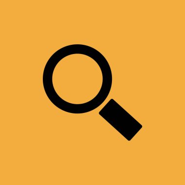 Büyüteç camı. Vektör çizim