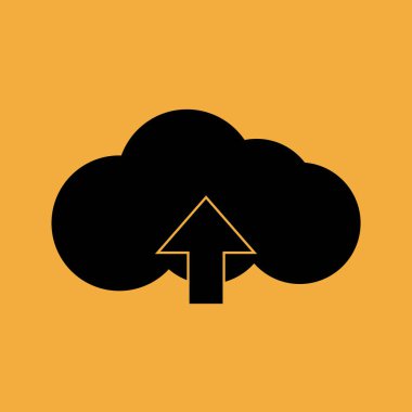 bulut indirme vektörü simgesi