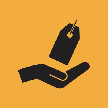 Fiyat kutsal kişilerin resmi, vektör simgesi