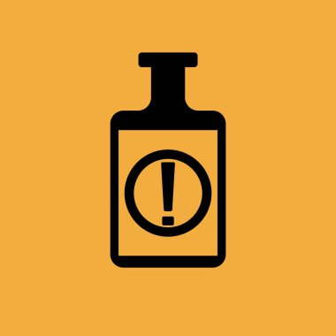 İzole kimyasal test şişe