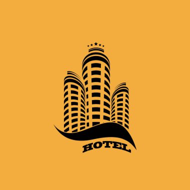 Hotel vektör basit Icon