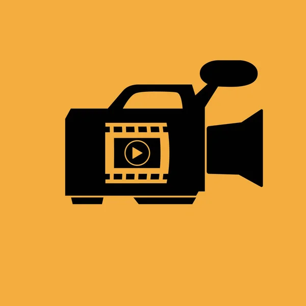 Εικονίδιο Διανύσματος Βιντεοκάμερας — Διανυσματικό Αρχείο