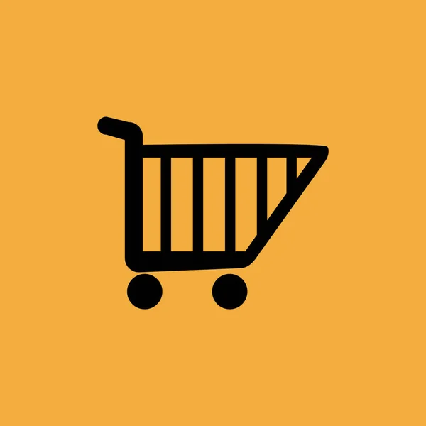 Vector Icono Del Carrito Compras — Archivo Imágenes Vectoriales