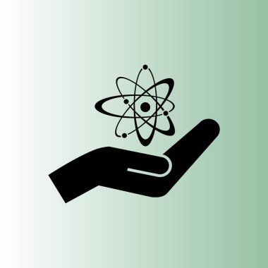 basit Atom işareti simgesi
