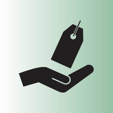 Fiyat kutsal kişilerin resmi, vektör simgesi