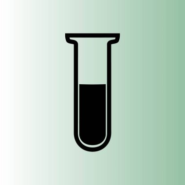 test tüp vektör simgesi