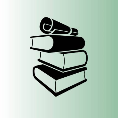 basit kitap vektör simgesi