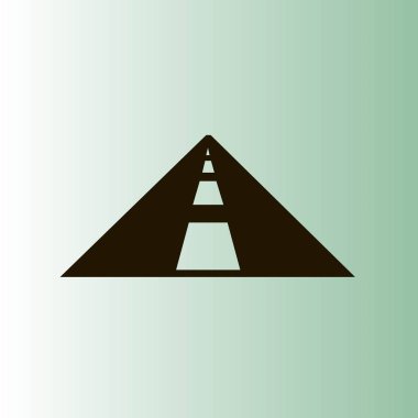 Yol simgesi, otoyol vektör çizim