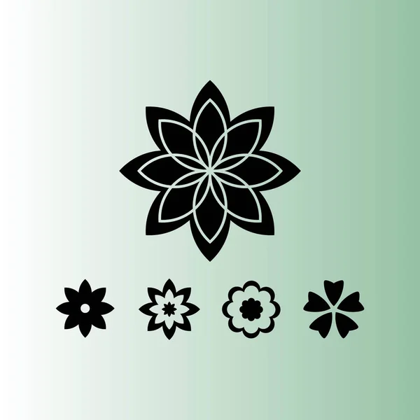 Flower Simple Vector Icon — Stock Vector