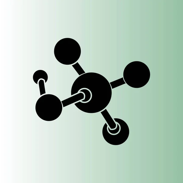 Molecuul Eenvoudige Vector Pictogram — Stockvector