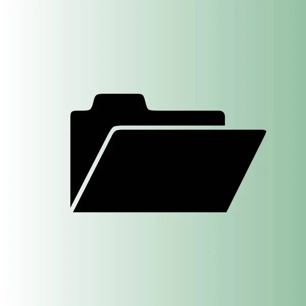 Simple Folder Icon Vector — Stock Vector