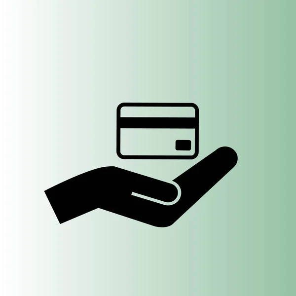 Ikon Vektor Pemegang Kartu Kredit - Stok Vektor