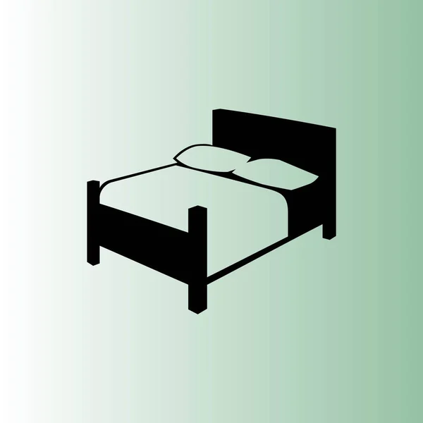 Простая Иконка Bed Vector — стоковый вектор